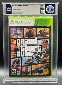 Grand Theft Auto V 5 Microsoft Xbox 360 Factory Sealed New WATA 9.8 A++ Graded - Picture 1 of 2