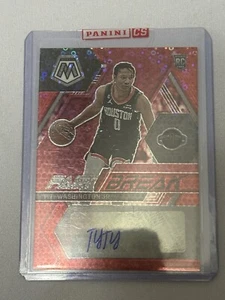 2022 Panini Mosaic Fastbreak Red TyTy Washington Auto RC /49 Houston Rockets - Picture 1 of 2