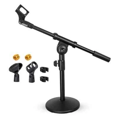 5 CORE 5Core Mic Stand Adjustable Desk Boom Microphone Stands Pedestal Para Microfono