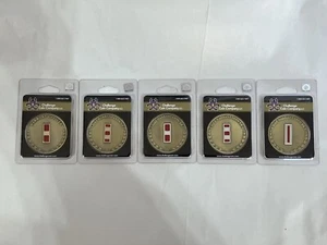 USMC CWO1-CWO5 Okinawa Japan Marine Corps Challenge Coin Set, NEW IN PACKAGE - Picture 1 of 12