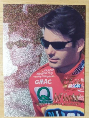 1996 Fleer Flair Jeff Gordon Hendrick Motorsports Promo Card  - Image 1 of 4