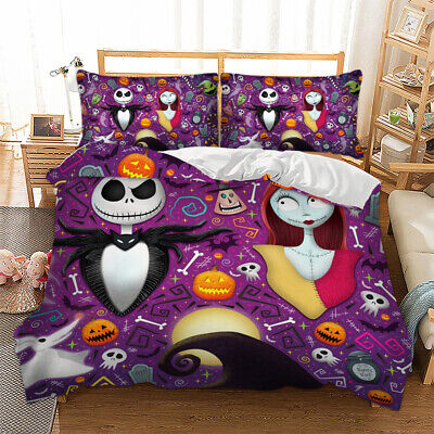The Nightmare Before Christmas Duvet Cover Bedding Set With Pillow Cases • 30.55€