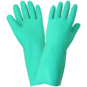 12-Pair 13" Unlined 12 Mil Green Nitrile Industrial Work /Food Grade Glove Sz12 - Picture 1 of 1