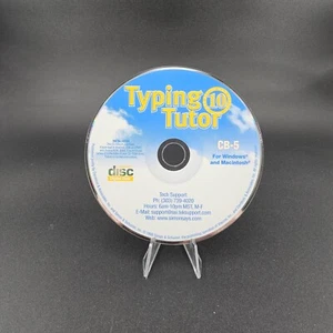 Tuteur de dactylographie Simon et Schuster 1999 10 CB-5 disque seul - Photo 1/2