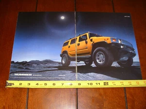 HUMMER H2 2004 2 PAGE AD - Picture 1 of 12