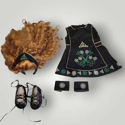 Muñeca American Girl Disfraz de Danza Irlandesa 1ª Edición Lanzamiento 2007 Retirado 2008 Foto 1 de 4