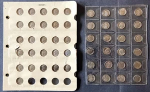 US PROOF COINS 50 DIMES DATED FROM 1968S TO 2006S (MOSTLY 1900'S) - Picture 1 of 8