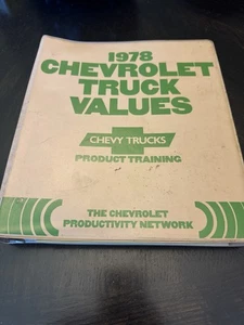 1978 Chevrolet Truck Dealer Salesmen Product Training Portfolio Data Pickup Van - Bild 1 von 20