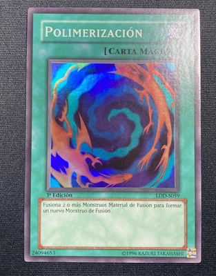 Polymerization Yu-Gi-Oh! Spanish 1st Edition LDD-S059 Super Rare - Image 1 of 4