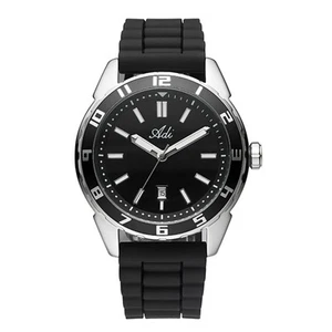 Adi Men's Stainless Steel Watch with Black Dial & Date, 42mm Water-resistant 50m - Picture 1 of 7