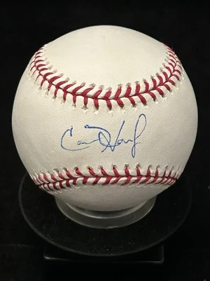 Cole Hamels autografado ROMLB beisebol MLB e hologramas TriStar novato Phillies - Imagem 1 de 4