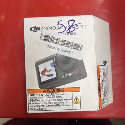 DJI Osmo Action 5 Pro 40MP 4K Waterproof Action Camera Essential Combo Black NEW - Image 1 of 4