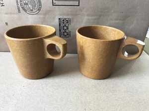 2 Stück Vintage Militär Mess Hall Kaffeetasse Bakelit USA 1961 1964 - Bild 1 von 6