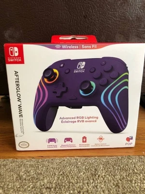 PDP Afterglow Wave Wireless Controller for Nintendo Switch - RGB Lighting - Image 1 of 3