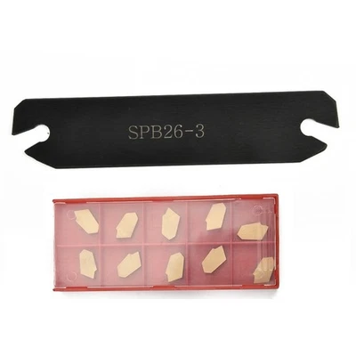 Useful Carbide insert Set Thread Tools 110mm Cut-Off Cutting GTN-3 SP300 - Image 1 of 4