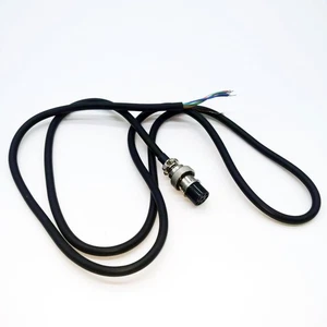8 Pin Microphone Cable, 48" Long, Female Round Connector - Picture 1 of 2