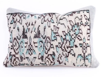 16"x24" 40x60 Hand Woven Turkish Anatolian Kilim Vintage Pillow Cover Cushion - Image 1 of 4