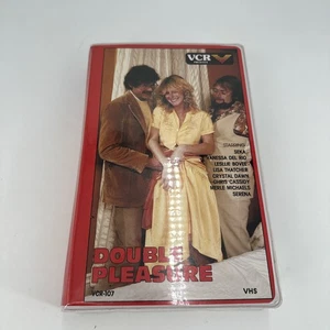 Vintage Seka VHS Tape Double Pleasure. Seka, Vanessa Del Rio, and MORE - Imagen 1 de 5