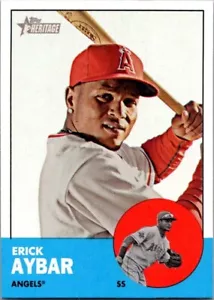 2012 Topps Heritage - Erick Aybar #167 - Picture 1 of 2