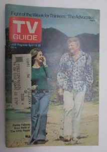 1973 TV GUIDE April 14-20 Shelly Fabares Brian Keith The Little People Shore - Picture 1 of 8