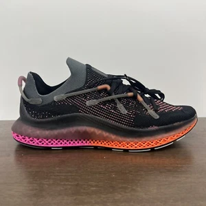 Adidas 4D FUSIO Primeknit Black Grey Orange Pink FZ2414 Men’s Size 7 / Womens 8 - Picture 1 of 8