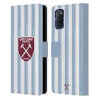 Official West Ham United Fc 2021/22 Crest Kit Leather Book Case For Oppo Phones