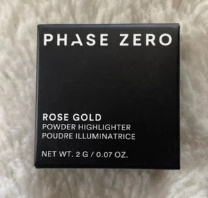 Phase Zero rose gold highlighter powder NIB Ipsy March bag .07 oz / 2g makeup - Picture 1 of 1