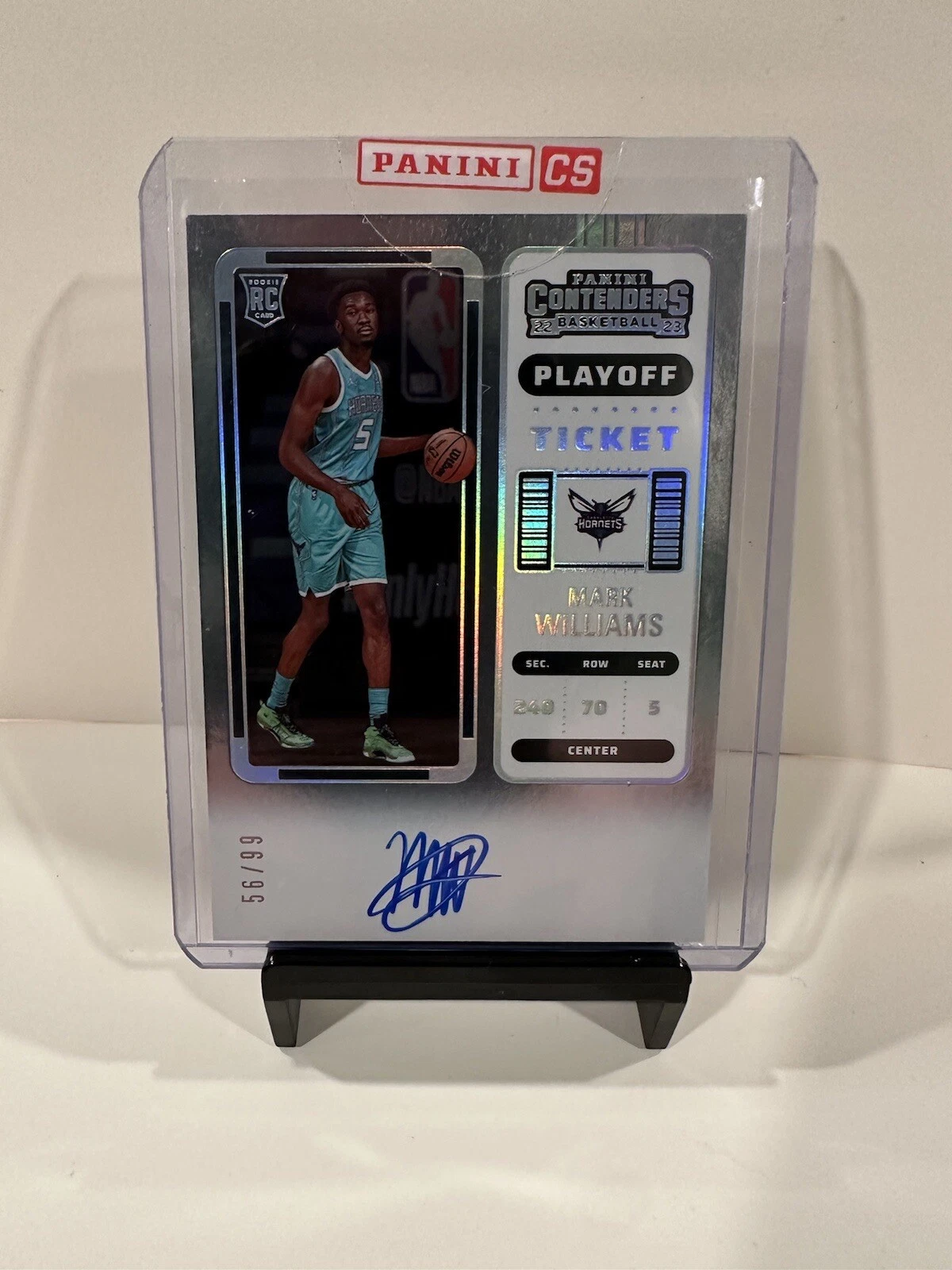 2022-23 Panini Contenders Playoff Ticket Auto /99 Mark Williams #136 RC AUTO