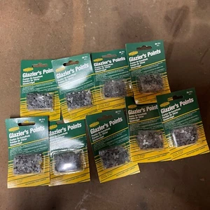9 Fletcher 50 pk Glazier's Push Points for Glazing Window Glass Repair 08-711 - Picture 1 of 1