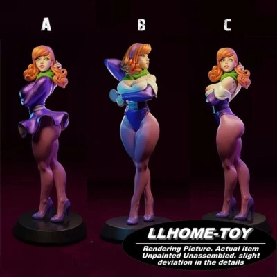 Velma & Daphne NSFW Halloween 1:6 Model Kit Unpainted 3d Print GK Statue FigureB - Image 1 of 3