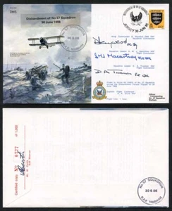 B10c Auflösung der Staffelbesatzung Nr.57 signiert (W) - Bild 1 von 1