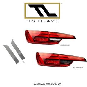 TINTLAYS adecuado para Audi A4 Avant B9 luces traseras tinte láminas pegatinas - Imagen 1 de 4