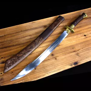 Espada afilada de hoja de acero al carbono 1095 de Kung Fu China lista para la batalla - Imagen 1 de 13