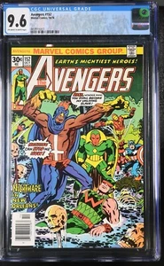 AVENGERS 152 CGC 9.6 WONDER MAN KIRBY 1. AUFTRITT NEU BLACK TALON MARVEL 1976 - Bild 1 von 1