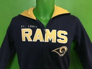 NFL (St Louis) Los Angeles Rams Full-Zip Hoodie Youth Medium 10-12 NWT - Picture 1 of 9