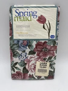 NOS Vtg Springmaid Valance Blouson 84" X 15" Laura Floral Cottagecore, Sealed - Picture 1 of 3