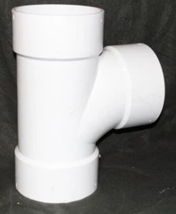 Tigre 36-732 PVC Wye Sewer & Drain 6 x 6x 6 In ASTM D2665 Sch 40 - Picture 1 of 3