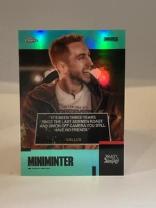 TOPPS SIDEMEN CHROME SIDECARDS 2023 THE ROASTS MINIMINTER 064/250 - Zdjęcie 1 z 1