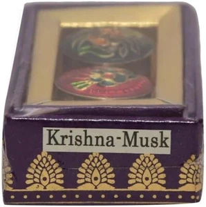 Fragancia corporal natural Krishna-Musk de larga duración sin alcohol para unisex - 4 Gm - Imagen 1 de 3