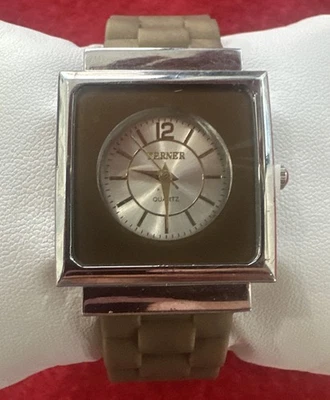 LINDO RELÓGIO DE QUARTZO ALGEMADO TERNER FK-S22 (BATERIA NOVA) - Imagem 1 de 4