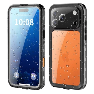 Funda impermeable resistente a prueba de golpes IP68 para iPhone 17 16 15 14 13 12 11 Pro Max XR Foto 1 de 4