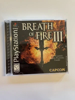 Breath of Fire III Sony PlayStation 1, 1998, Complete in Box REG CARD pristine - Image 1 of 4