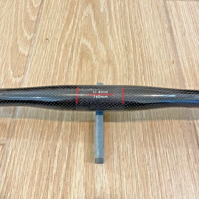 Manillar de carbono MTB Stealth 31,8 x 760 mm bicicleta de montaña Foto 1 de 4