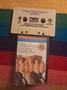 BEETHOVEN SYMPHONY NO. 9 CHORAL ENGLISH CHAMBER. ORCH./ TILSON THOMAS CASSETTE - Foto 1 di 1