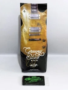 KIRK HAMMETT METALLICA GREENY BLUES BLEND COFFEE - SIGNED picks guitar pick RARE - Picture 1 of 8