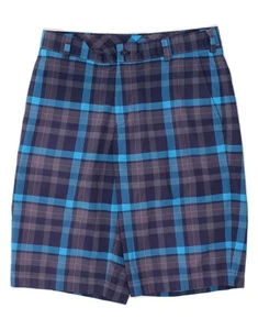 NIKE Herren Dri Fit Chino Shorts W30 Medium Navy Blau Kariert Polyester CX67 - Bild 1 von 3