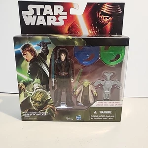 2015 Star Wars Anakin Skywalker & Yoda Revenge of the Sith 3.75" NIB - Picture 1 of 4