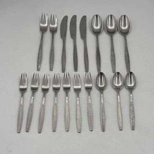 18 Dansk Flatware Lot Spoons Forks Knives MCM VARIATION IV Stainless Finland IHQ - Picture 1 of 7