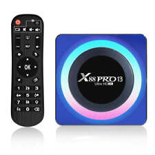 Acrylic X88 Pro 13 8K Ultra HD Android 13.0 Smart TV Box with Remote Control, RK
