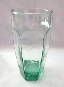 SET OF 4 LIBBEY CHIVALRY GREEN GLASS ICE TEA TUMBLERS 12 OZ 5 1/4" - Picture 1 of 3